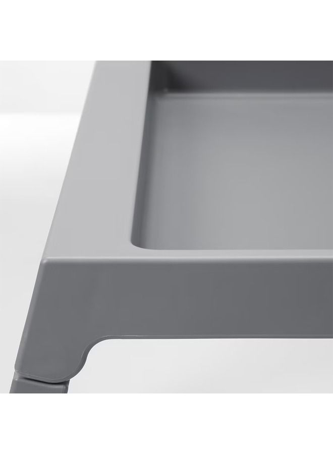 هومستر طاولة سرير قابلة للطي باللون الرمادي - Image 4