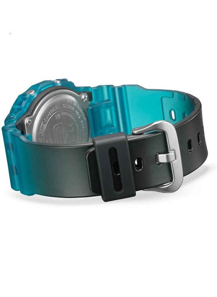 Casio Men Watch G-Shock Smartphone Link Digital Black Dial Translucent Case Resin Band DW-B5600G-2 - Image 4