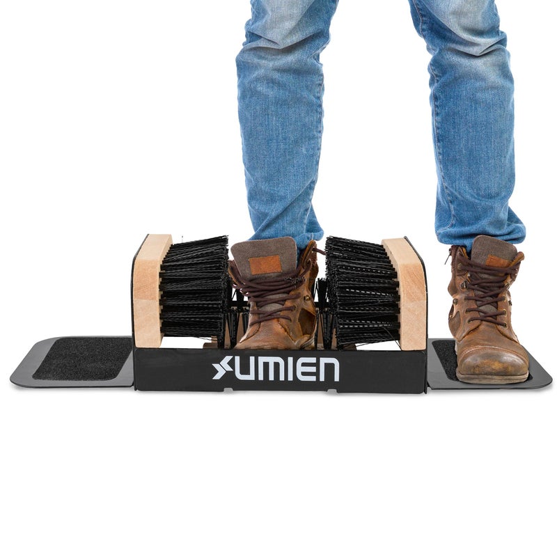 UMIEN Umien Boot Scraper Outdoor Shoe Brush  Shoe Cleaner Brush Boot Scrubber  Heavy Duty Shoe Cleaning 