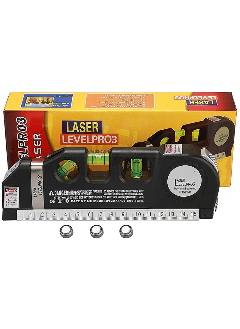 Rangwell Ranwell Level Laser 03 Digital Distance Laser Level spirit level Meter Level Black 2 Line Measuring Tape Measurement Tool Device  - Image 1