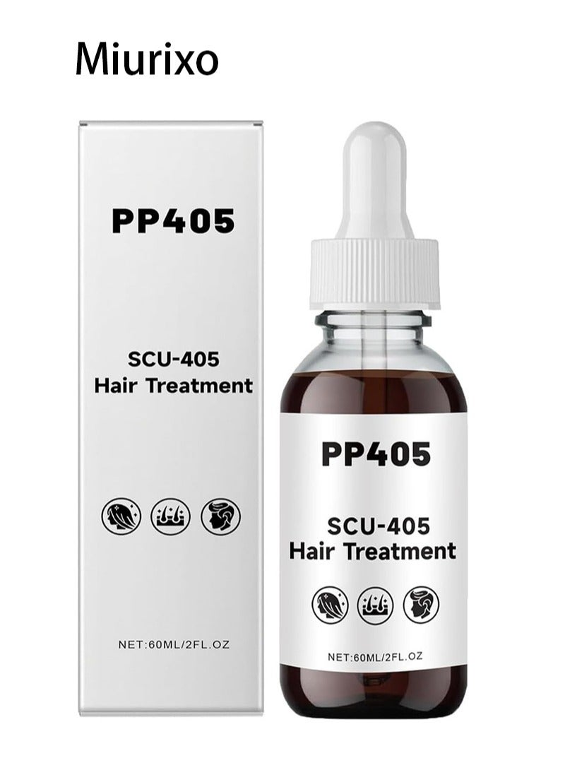 Miurixo PP405 علاج الشعر، زيت نمو الشعر SCU-405، سيروم مضاد لتساقط الشعر، زيت مغذي لفروة الرأس، إصلاح التلف، منع التساقط، سريع الامتصاص وغير دهني (قطعة واحدة) - Image 1