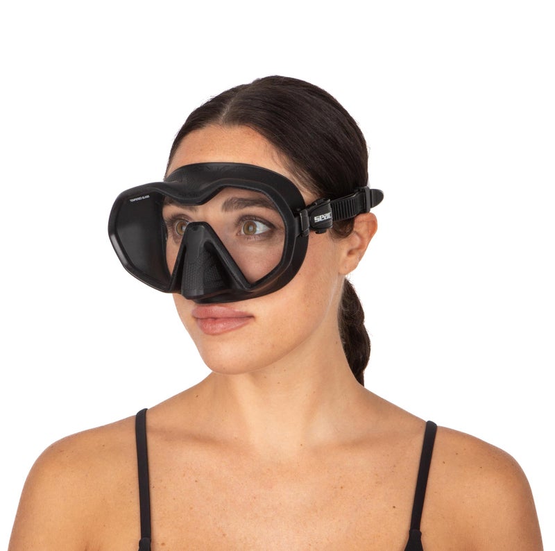 Seac سيك أيكونا، قناع بدون إطار بعدسة واحدة للغوص 100% صنع في إيطاليا - Image 4