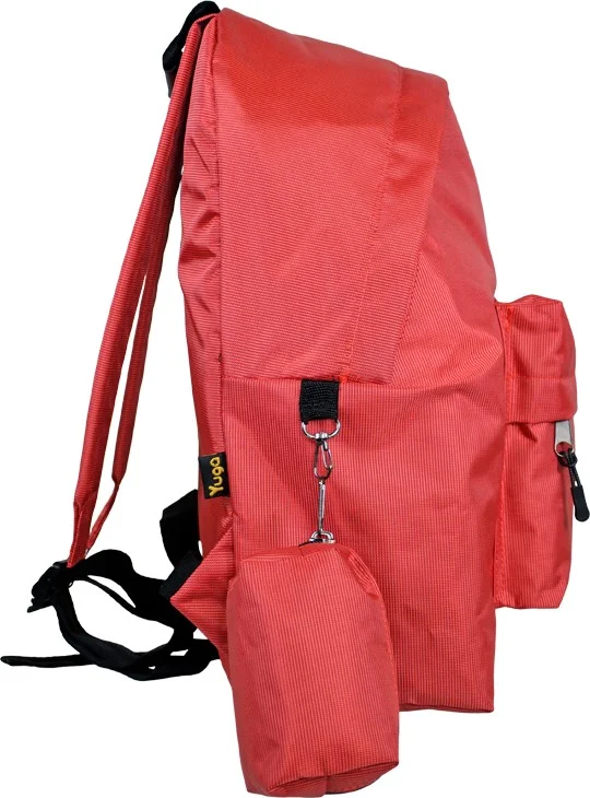 Yuga Canvas Backpack Red Striped