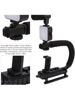 Generic Plokama PK-777 Professional Photography Kit with HD Microphone, 7W LED Flash, and Tripod for Phones and Cameras - Black  - Image 4