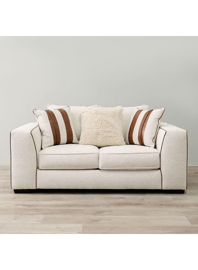 Comfynest Comfynest Trix 2Seater Fabric Sofa With 2Year Warranty 185X95X97Cm Beige - Image 2