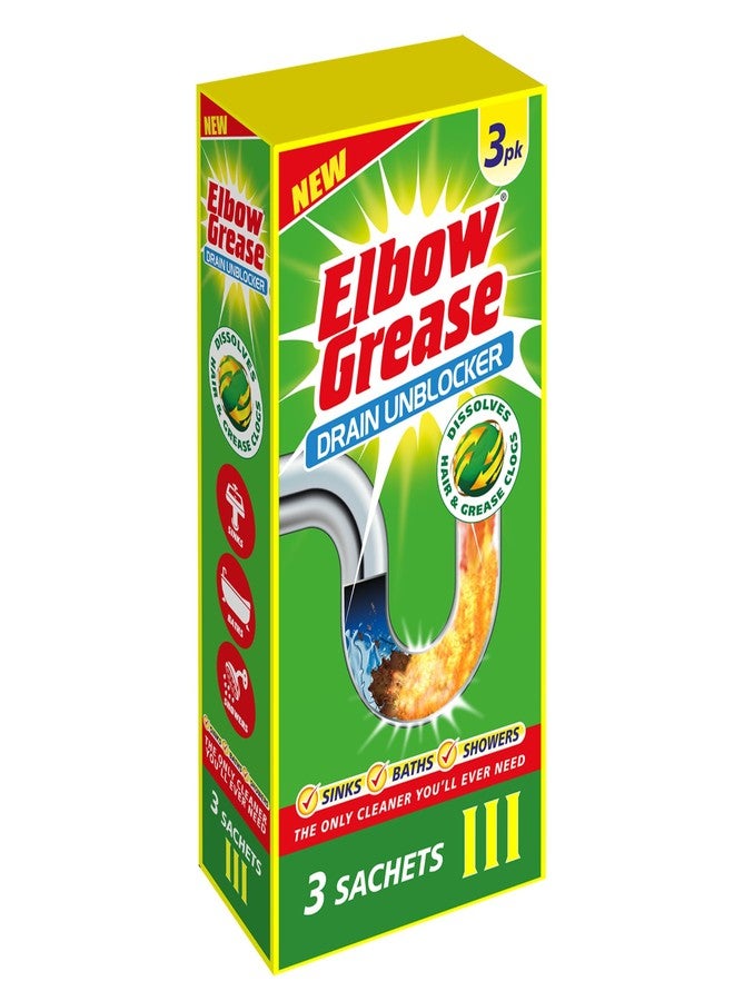 Elbow Grease Drain Unblocker 3 Pk - Image 1