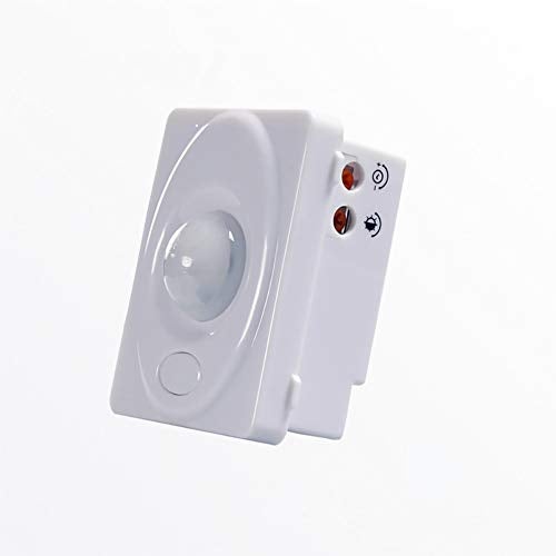 Tuodi PIR Motion Sensor Switch with Timer Light Sensitivity Adjustment, White - Image 1