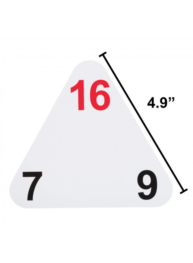 LEARNING ADVANTAGE Original Triangle Flash Cards - Addition and Subtraction - Set of 20 - In-Home Learning - Math Flash Cards - Image 4