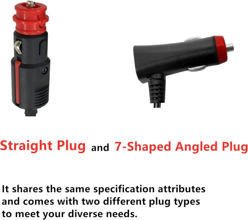 Geckoes كابل طاقة DC بطول 11.5 قدم 12V/24V لثلاجة السيارة - Image 3