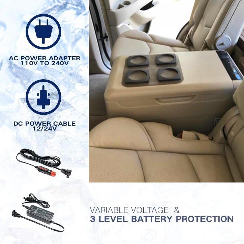 Geckoes كابل طاقة DC بطول 11.5 قدم 12V/24V لثلاجة السيارة - Image 5