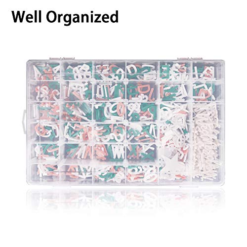 Garsum Letter Board Letters,697 PRE-Cut Characters (3/4 Inch,In 3 Colors) With Sorting Tray - Image 4