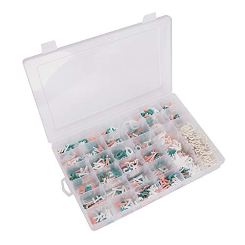 Garsum Letter Board Letters,697 PRE-Cut Characters (3/4 Inch,In 3 Colors) With Sorting Tray - Image 1