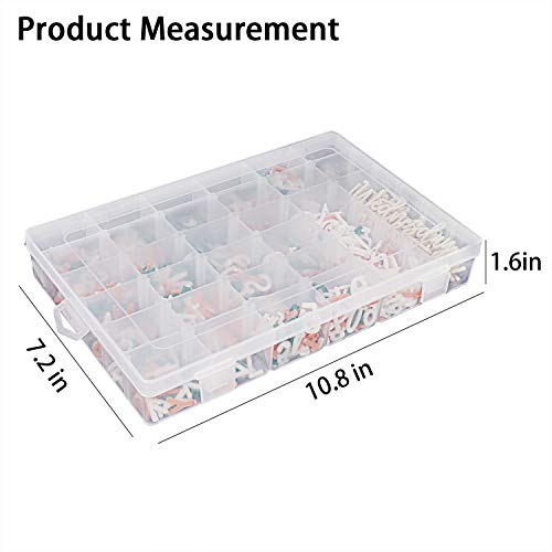 Garsum Letter Board Letters,697 PRE-Cut Characters (3/4 Inch,In 3 Colors) With Sorting Tray - Image 5