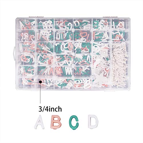 Garsum Letter Board Letters,697 PRE-Cut Characters (3/4 Inch,In 3 Colors) With Sorting Tray - Image 2