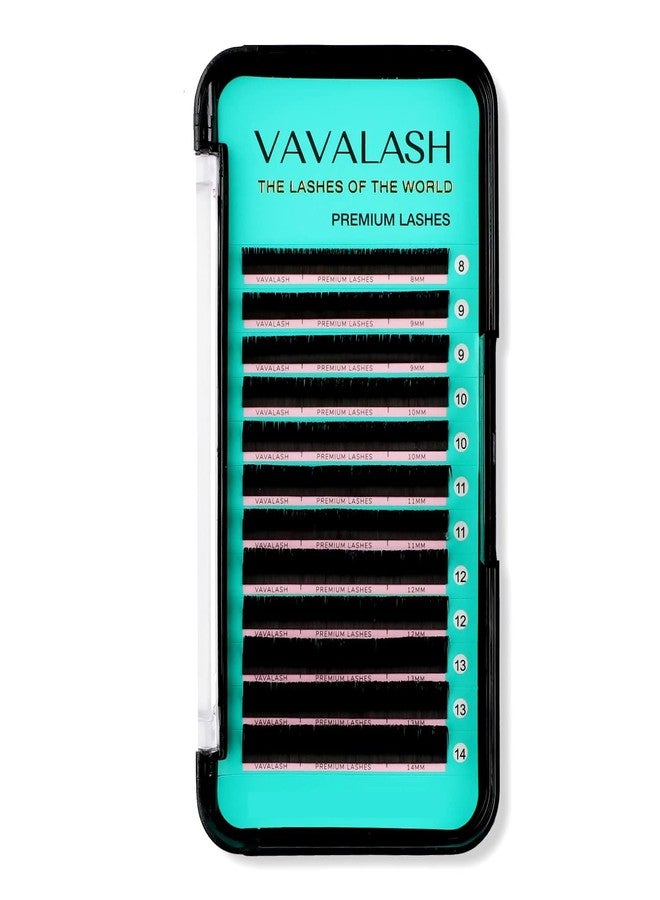 VAVALASH (CC 0.07, 8-14Mixed) - Eyelash Extension 0.07 CC Curl Mink Eyelash Extensions Individual Lashes Volume Faux Mink Eyelash Extension Supplies For Salon 8-14mm Mixed Tray Silk Eyelashes (CC 0.07,8-14 ... - Image 1