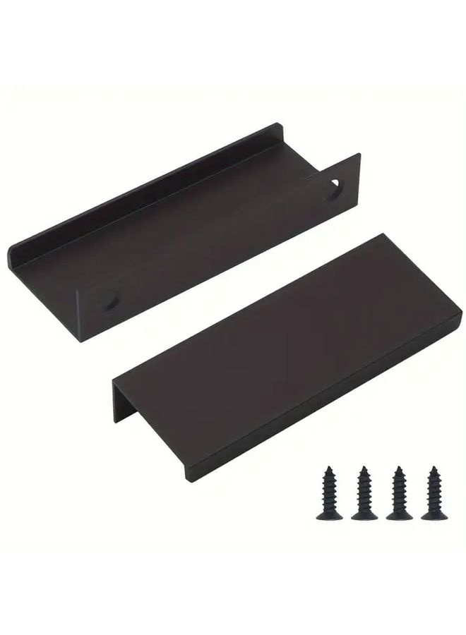 Matte Black Cabinet Handles 6 Pack 5 9 Inch Heavy Duty Drawer Pulls Minimalist Hardware - Image 2
