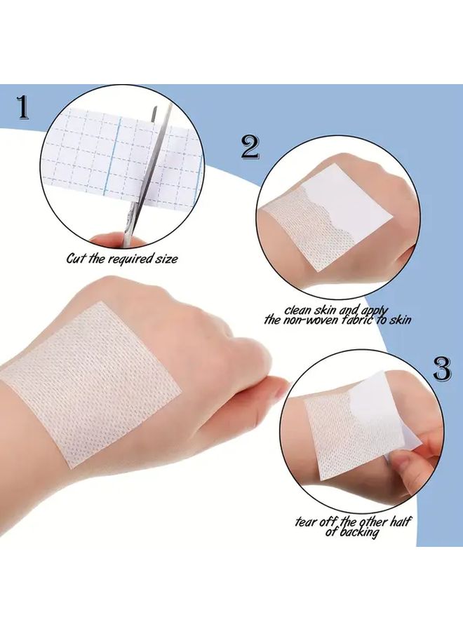 Non Woven Elastic Adhesive Tape 3 94 Inch X 5 Yard 2 Rolls Breathable Protective Covering - Image 3