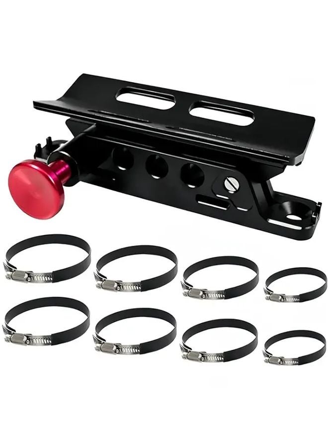 9pcs Aluminum Alloy Quick Release Fire Extinguisher Mounts Adjustable Roll Bar Holder - Image 1