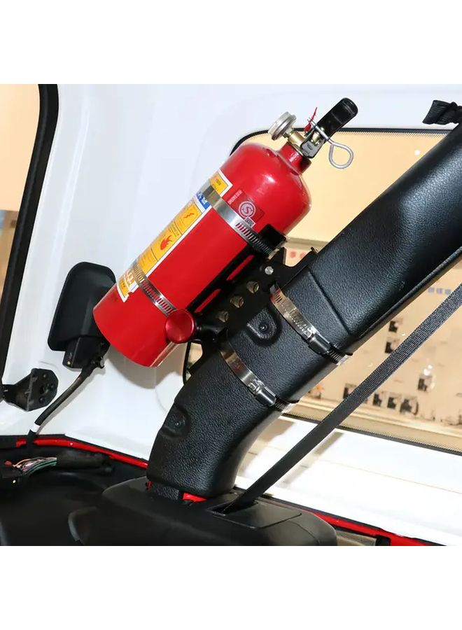 9pcs Aluminum Alloy Quick Release Fire Extinguisher Mounts Adjustable Roll Bar Holder - Image 5