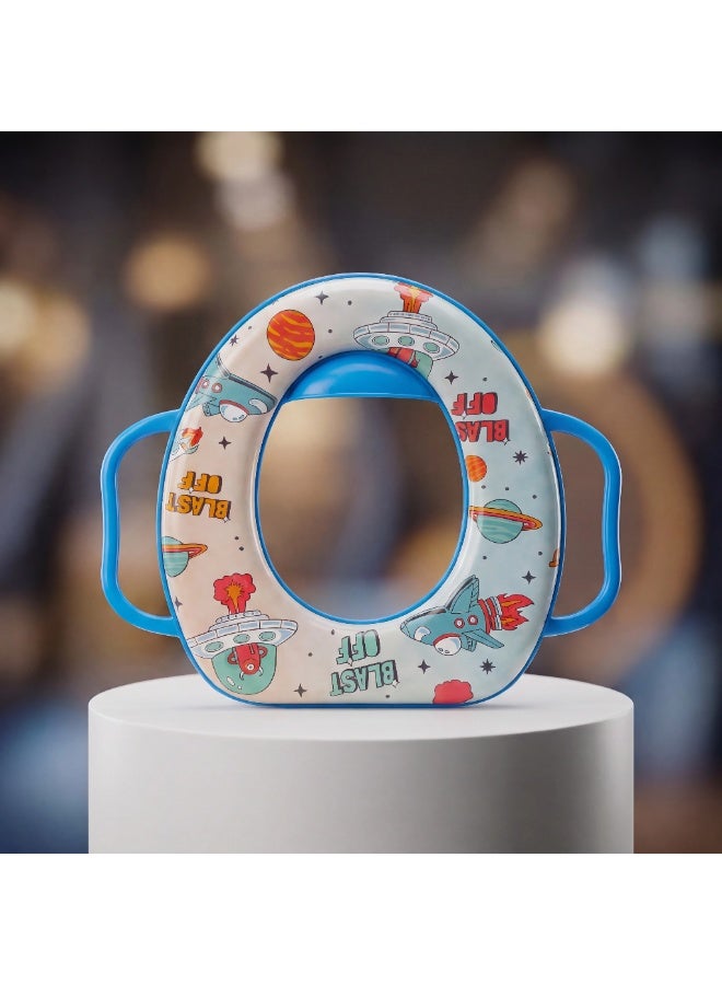 Premium Potty Training Seat for Toddlers with Handles & Splash Guard - Secure Baby Toilet Trainer Ring - Image 3