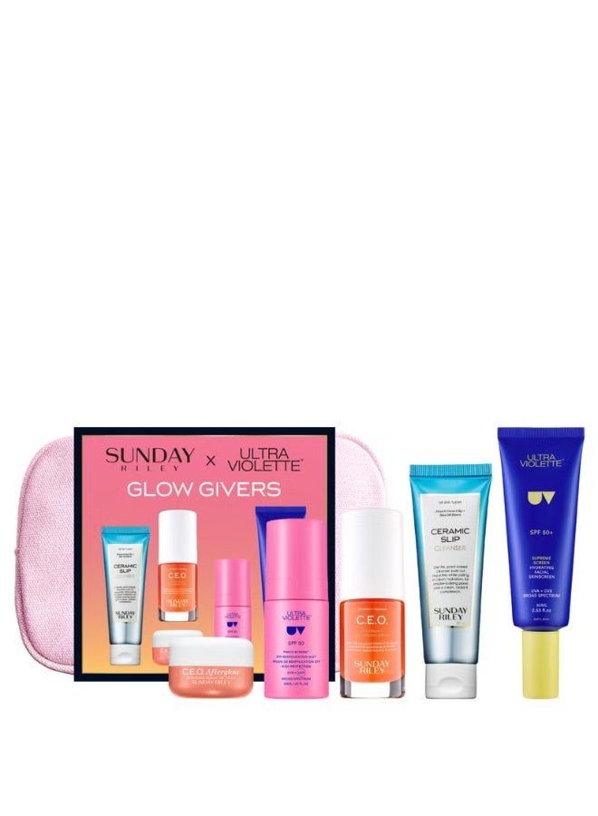 ULTRA VIOLETTE Sunday Riley x Ultra Violette: Glow Givers Kit - Image 1