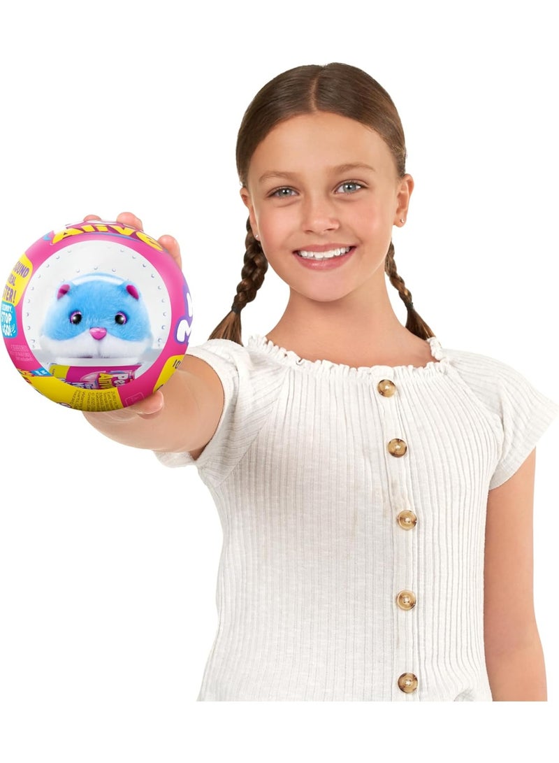 Pets Alive Hamstermania Series 1 Interactive Running Hamster Toy in Ball – Blue Electronic Pet for Kids - Image 5