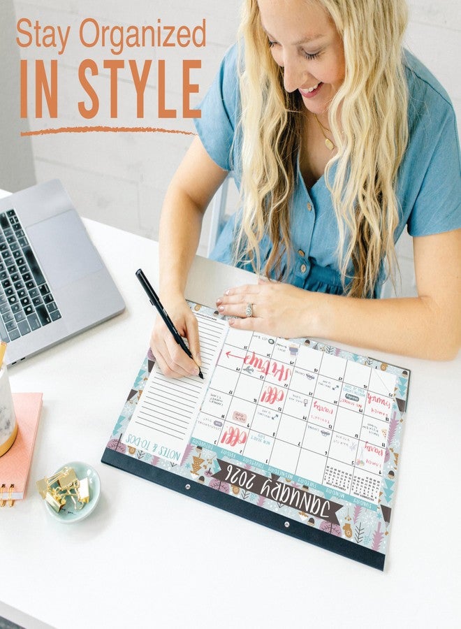 Hadley Designs Large Desk Calendar 2026-2027 - Monthly Teacher Desk Calendars 2026-2027 Desktop Calendar 2026, 18 Month 2026 Desktop Calendars, Cute Doodle Classroom Decor Teacher Must Haves - Image 2