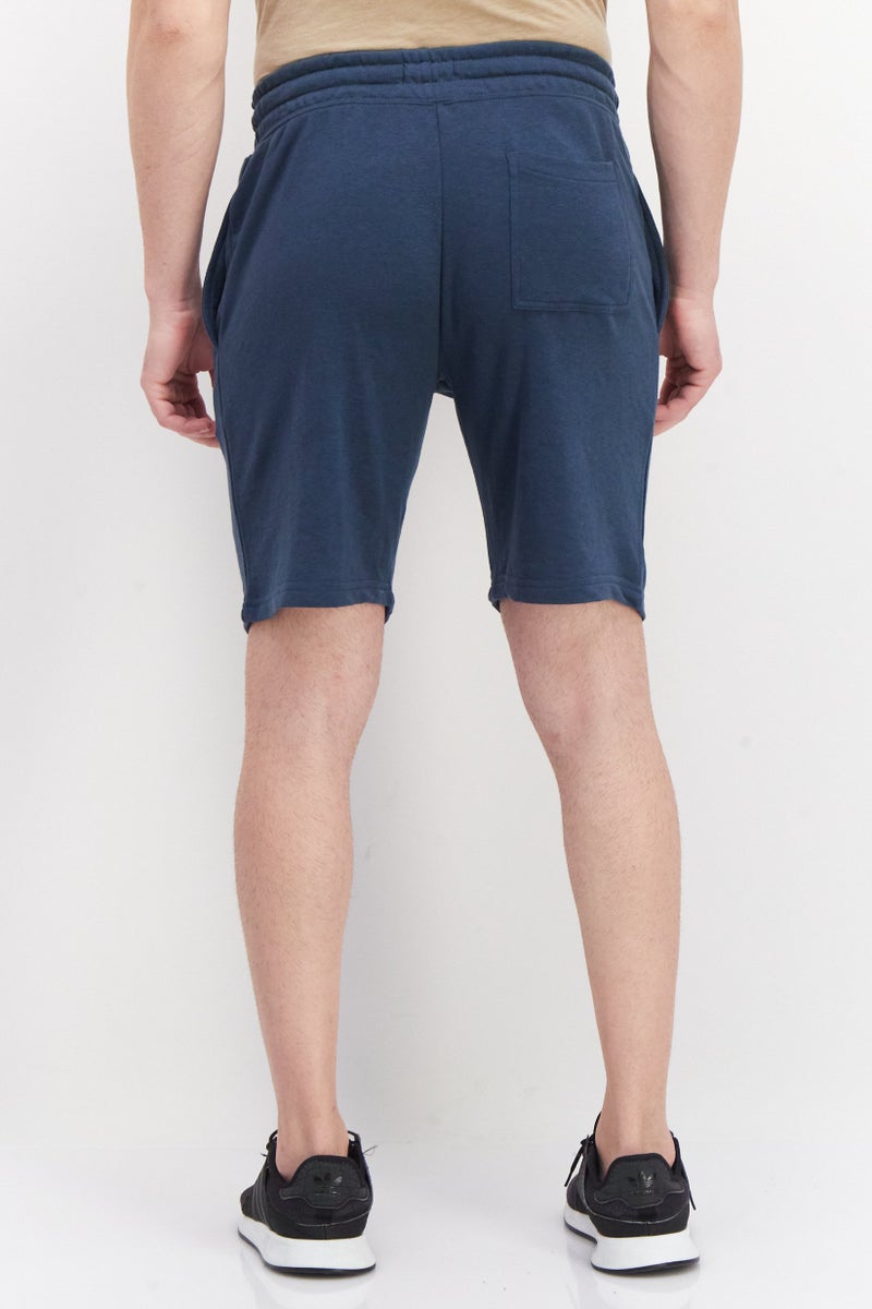 Kenneth Cole Men Plain Basic Shorts, Teal - Image 3
