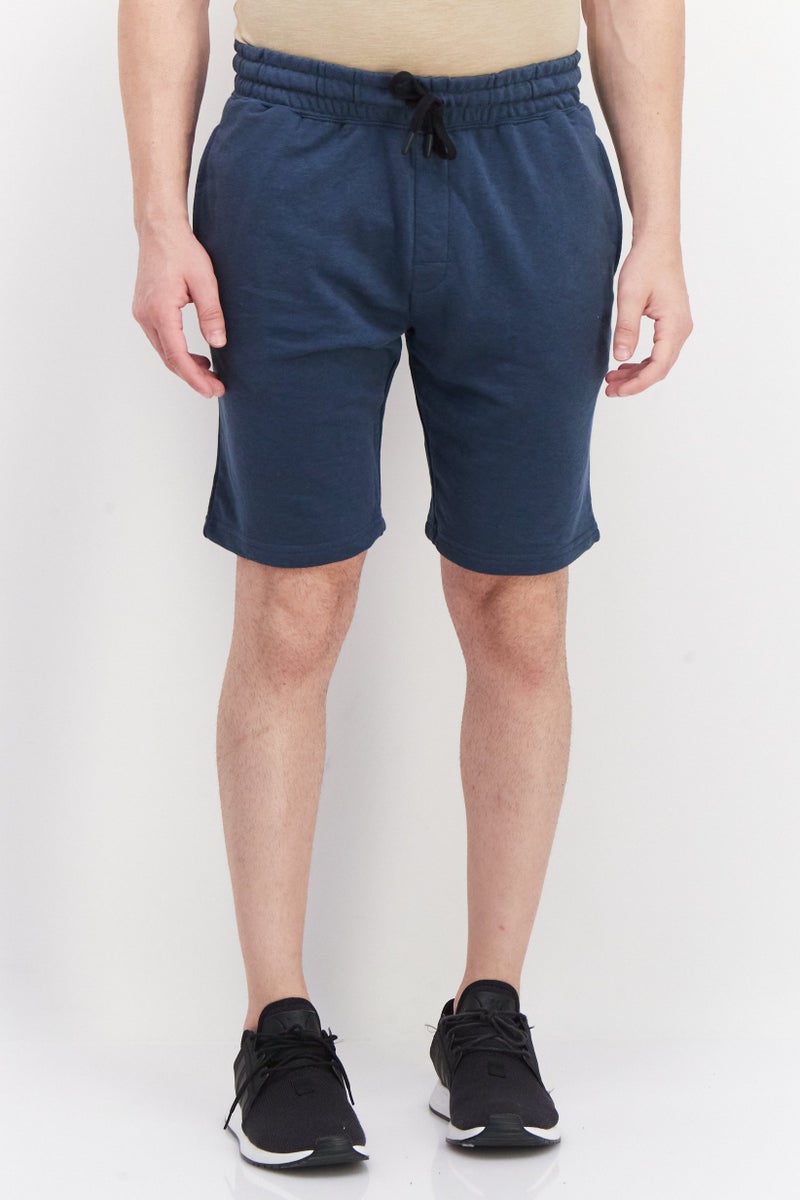 Kenneth Cole Men Plain Basic Shorts, Teal - Image 1