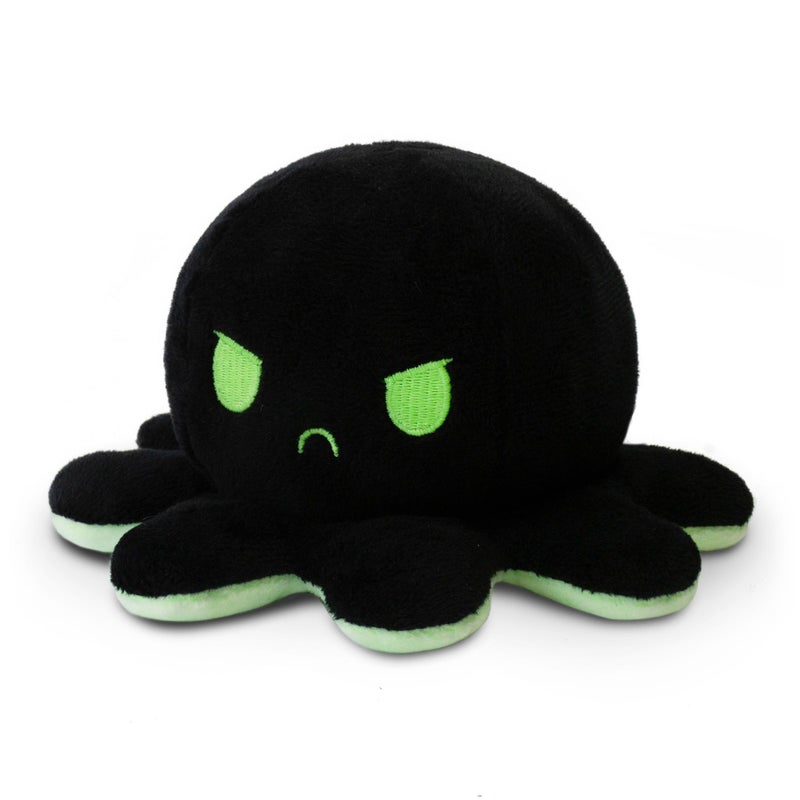 TeeTurtle - The Original Reversible Octopus Plushie - Glow in the Dark - Cute Sensory Fidget Stuffed Animals That Show Your Mood - Image 2
