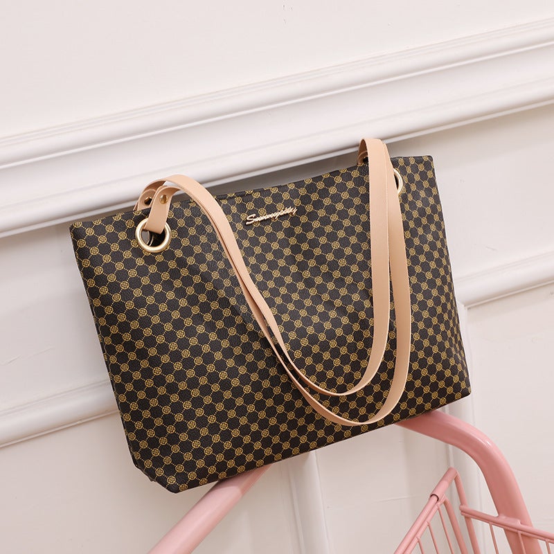 Women'S Bag Polka Dot Printed Shoulder Bag Ladies Trend Large Capacity Tote Bag Hand Bags - Image 3