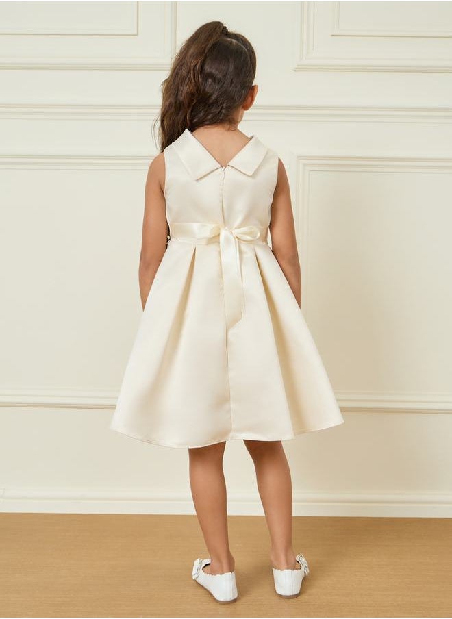 Styli Floral Bow Dress  - Image 4