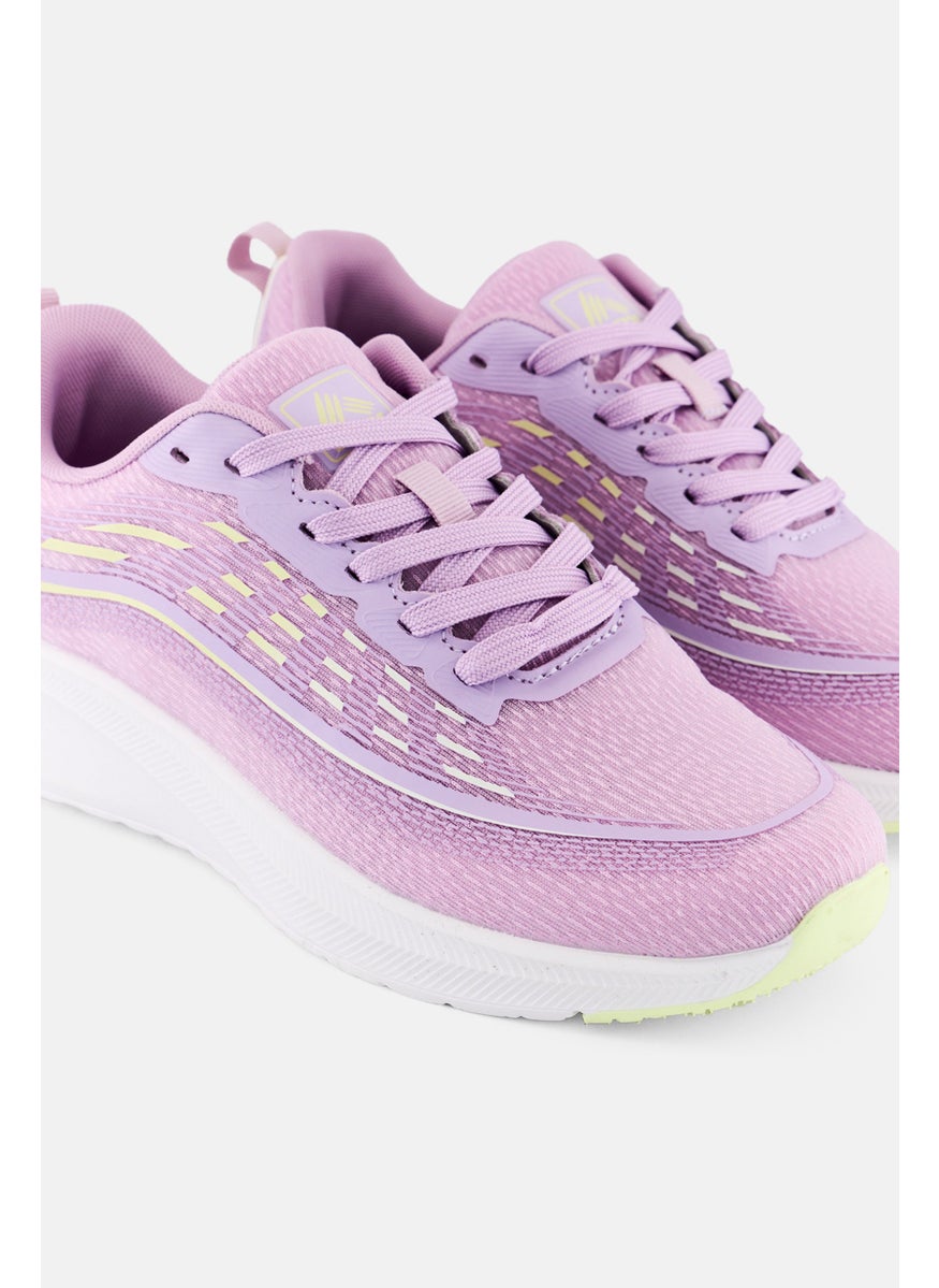 RBX Women Lace UP Outdoor Shoes, Light Purple  - Image 3