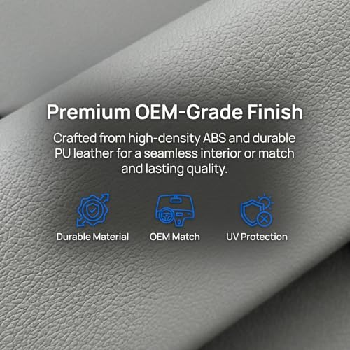GlymXia Sun Visor Pair Compatible with 2007-2011 Toyota Camry (Driver & Passenger Side) Sunvisor Replacement with Clips and Manual, Illuminated with Light (Color Gray) - Image 4