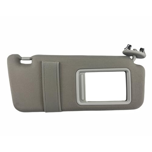 GlymXia Sun Visor Pair Compatible with 2007-2011 Toyota Camry (Driver & Passenger Side) Sunvisor Replacement with Clips and Manual, Illuminated with Light (Color Gray) - Image 5