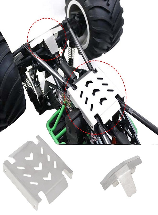 LAFEINA RC Anti-Collision Front Bumper, Chassis Armor, Axle Guard Plate Protection Set for LOSI LMT 4WD Solid Axle Monster Truck - Image 5