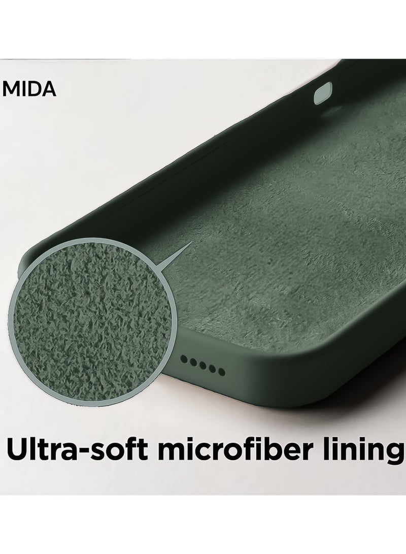 Mida iPhone 14 Pro Silicone Case Cover, full body protection case with a soft silky feel, shockproof cover with microfiber lining  - Image 3
