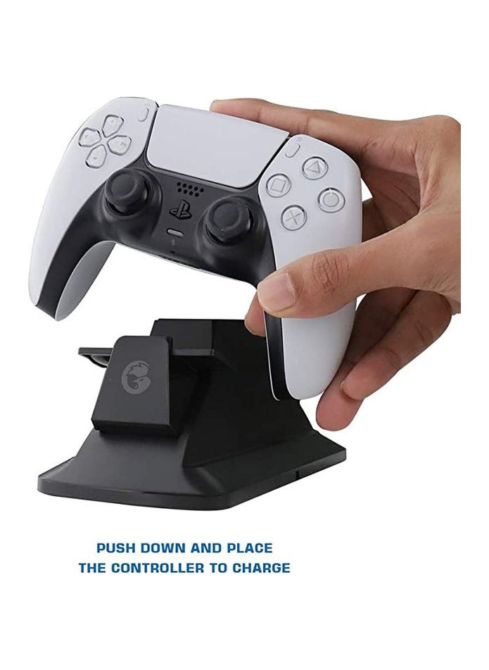 GAME Gamesir Dual Controller Charging Station With Led Indicator, Quick Charging Cable Power Dock For Ps5 Game Controller  - Image 3