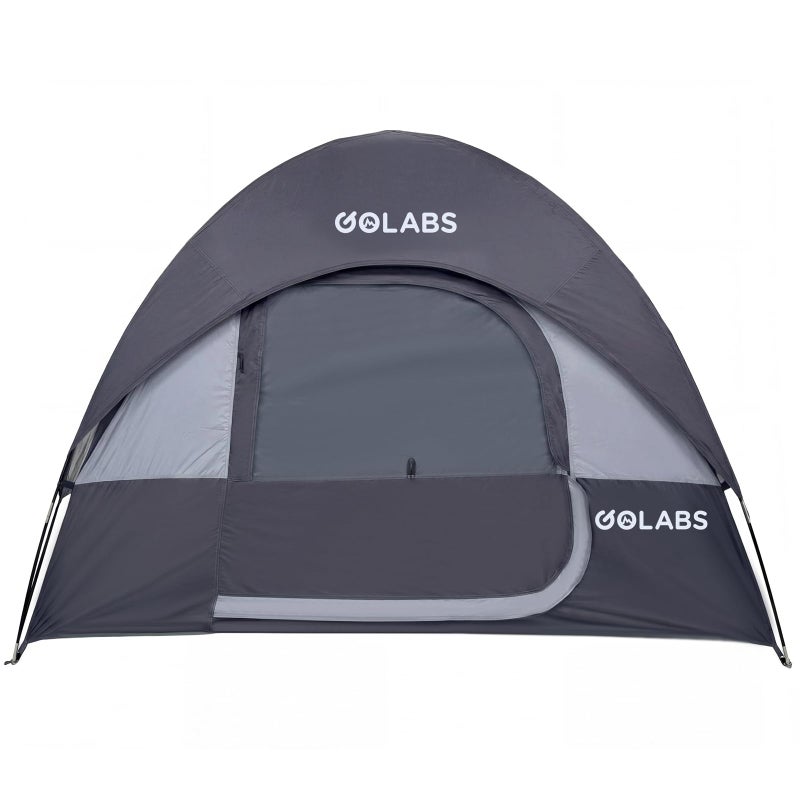 Golabs CT1 2 Person Camping Tent, Easy Set Up in 3 Mins, PU1500mm Waterproof w/Mesh Top & Door with Ventilation, Lightweight 4.4lbs Portable Family Tent with Carry Bag &Interior Storage Pockets &Hook - Image 1