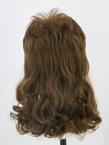 LeMarnia Men's Wigs 70s 80s Rock Wig Brown Wavy Mullet Wigs for Men Halloween Costume Theme Party Wig - Image 5
