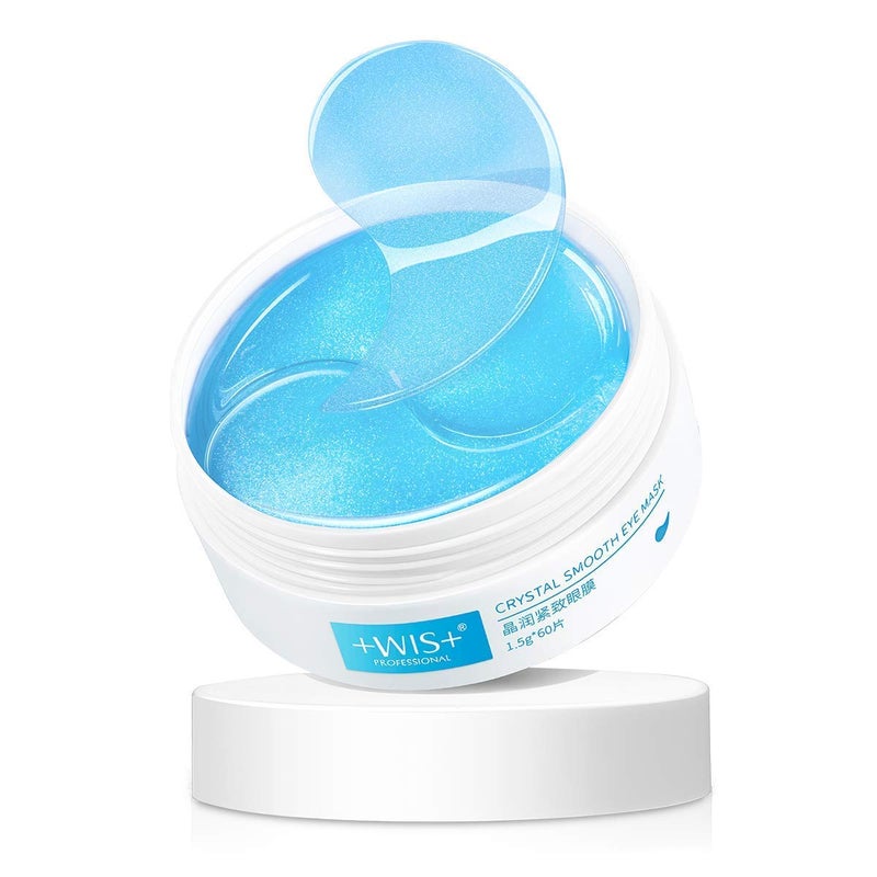 +WIS+ Under Eye Patches 60 Pcs With Collagen for Dark Circles, Puffy Eyes, Undereye Bags, Wrinkles, Hyaluronic Acid Eye Mask to Hydrating for Dry Skin - Image 1