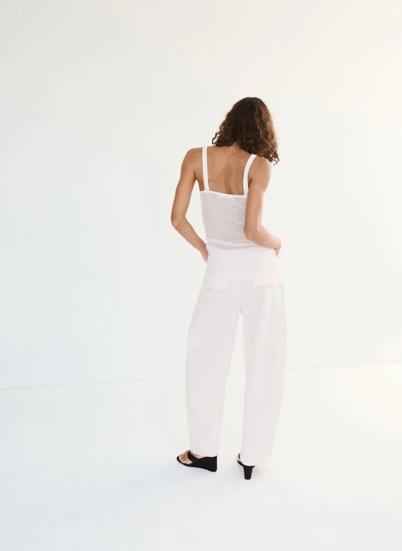 MANGO Pocket Cargo Jeans