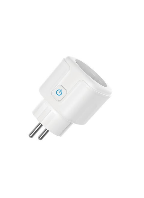 Smart WiFi & Bluetooth Alexa Voice Outlet with Energy Monitoring - 16A EU Standard, APP Remote Control, Compatible with Android/iOS