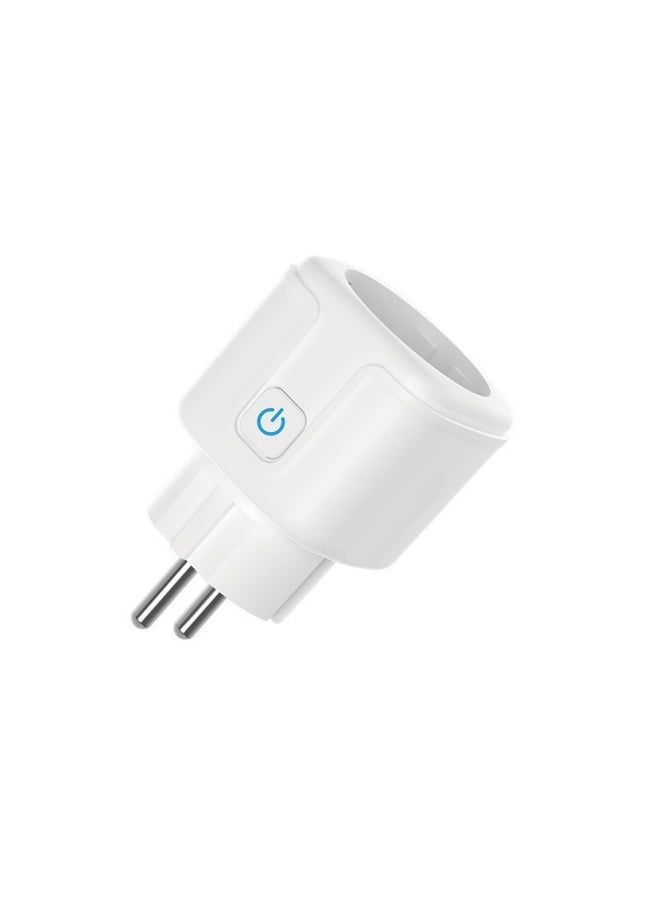 NIBEMINENT Smart WiFi & Bluetooth Alexa Voice Outlet with Energy Monitoring - 16A EU Standard, APP Remote Control, Compatible with Android/iOS  - Image 1