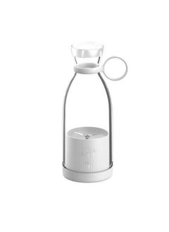 Yuwell Portable Blender Personal Size Blender Electric Juicer Kettle Bottle Electric Juicer For Shakes Mini Fruit Battery Rechargeable USB Blender Smoothie Maker White 