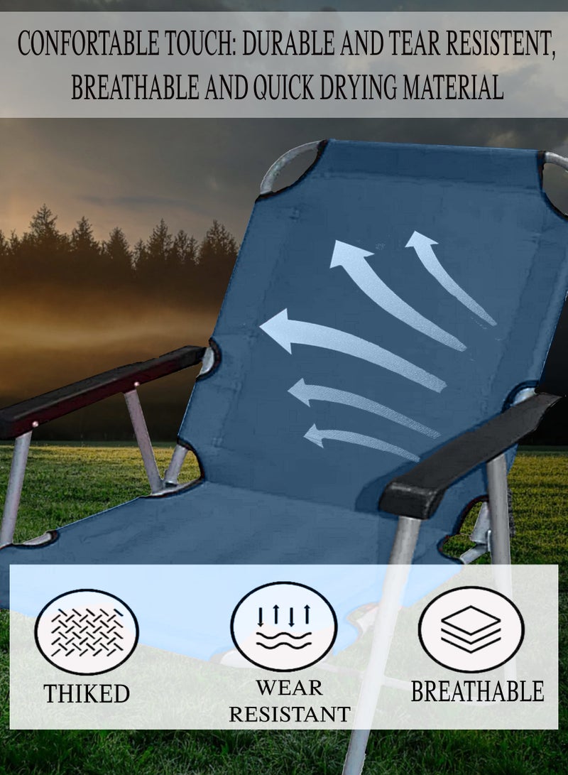 توشيونيكس كرسي قابل للطي للاستخدام الداخلي والخارجي متعدد الاستخدامات، مقعد قابل للطي وخفيف الوزن وموفر للمساحة مثالي للفناء الخلفي والحديقة والحديقة والفناء والشاطئ والنزهة وصيد الأسماك والسفر والرياضة ومناسبات المهرجانات - سريع الإعداد وسهل الحمل - Image 4