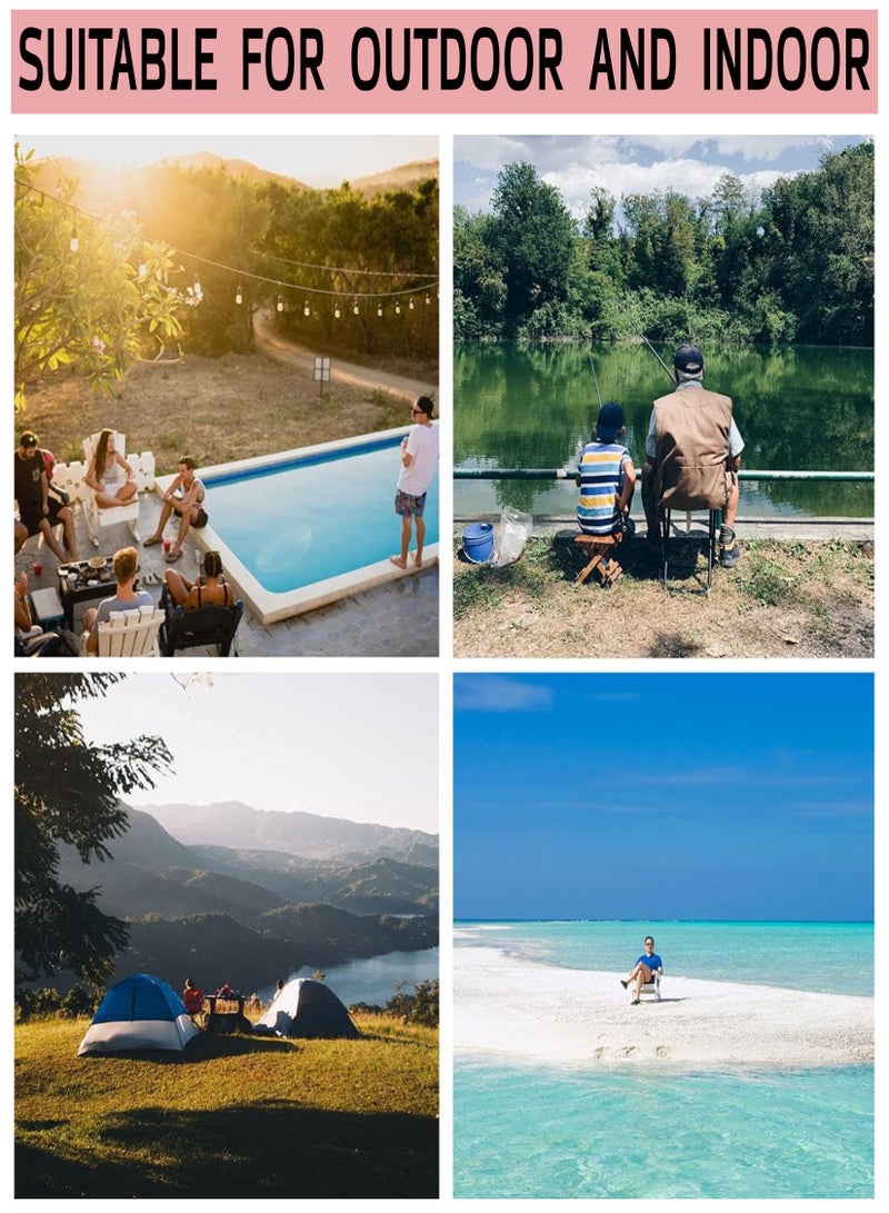 توشيونيكس كرسي قابل للطي للاستخدام الداخلي والخارجي متعدد الاستخدامات، مقعد قابل للطي وخفيف الوزن وموفر للمساحة مثالي للفناء الخلفي والحديقة والحديقة والفناء والشاطئ والنزهة وصيد الأسماك والسفر والرياضة ومناسبات المهرجانات - سريع الإعداد وسهل الحمل - Image 5