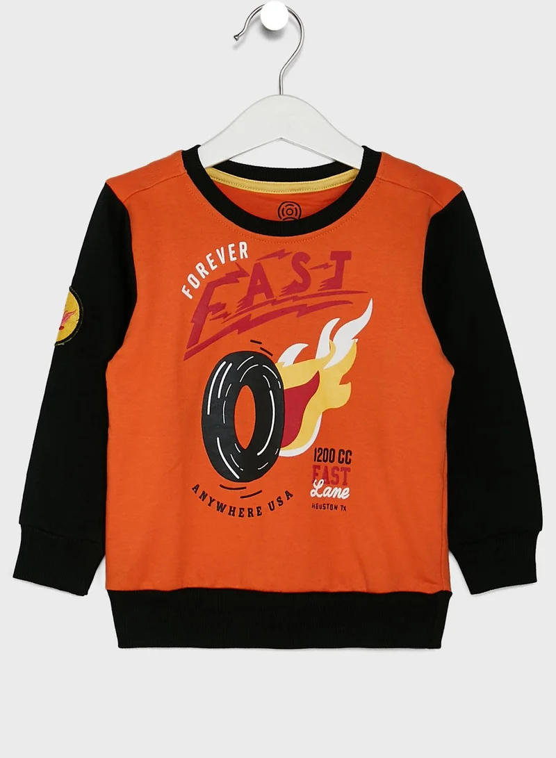 Tambourine for Namshi Printed Slogan Sweatshirt