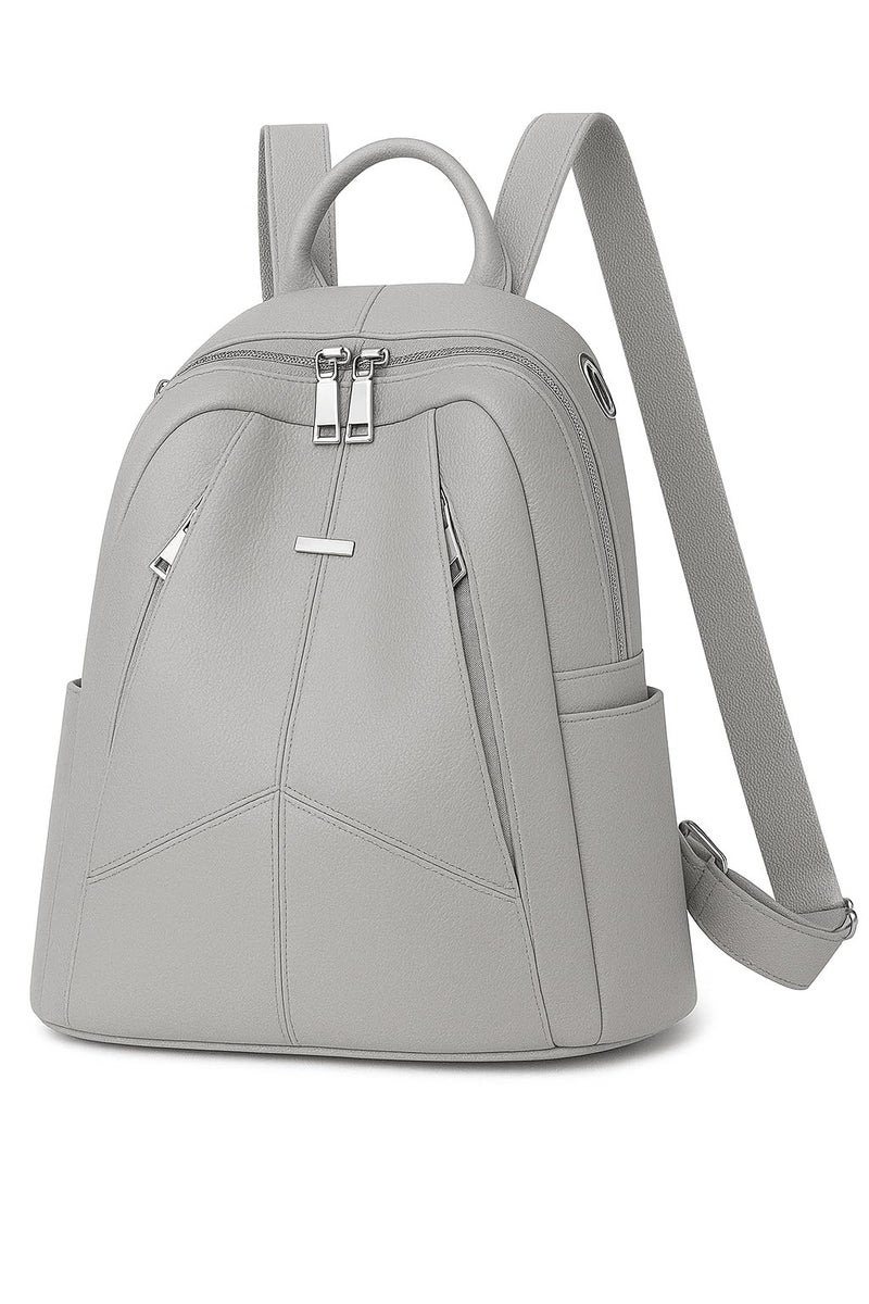 MUCHOVA Women Casual Travel Bags Stylish Medium Lightweight Backpack for Girls Fashion Multipurpose Shoulder Backpack (Dark Grey) - Image 1