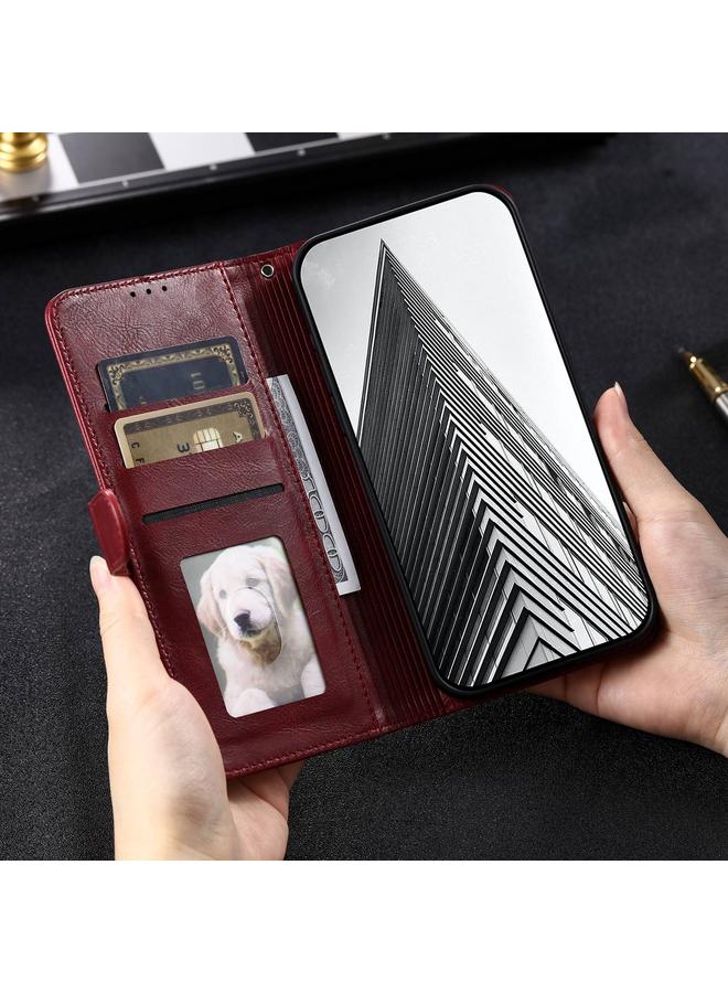 S-TOP Case For iPhone 12 Pro Max Simple 6-Card Wallet Leather Phone Case - Image 3